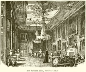 Vandyke-rommet, Windsor Castle av English School
