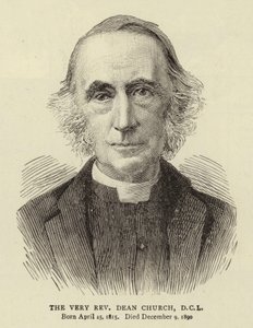 The Very Reverend Dean Church, DCL av English School