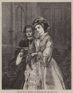 Vikarens døtre (gravering) av English School