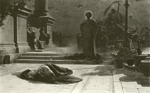 Die Opfer von Galerius (Gravur)