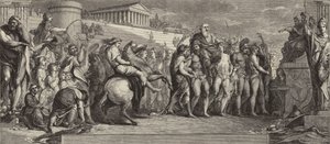 Seierherrene i Olympia (gravering) av English School