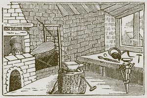 Huggormen og filen (gravering) av English School