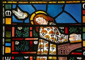 Die Jungfrau Maria bei der Verkündigung von English School