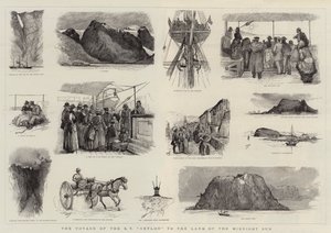Reisen til SY "Ceylon" til Midnattssolens land (gravering) av English School