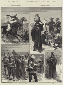 Krigen i Egypt (gravering) av English School