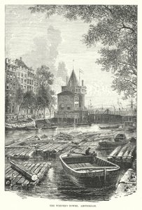 Gråterstårnet, Amsterdam (gravering) av English School