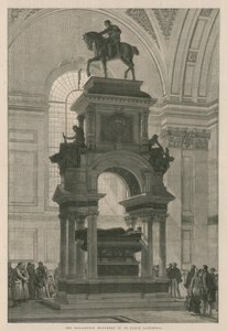 Wellington-monumentet i St Pauls Cathedral av English School