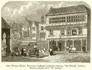 The White Hart, Taunton, Jeffreys Residence under Bloody Assizes av English School