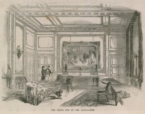 Whitehall-hjemmet til Sir Robert Peel av English School