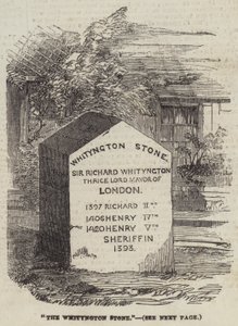 The Whittington Stone (gravering) av English School
