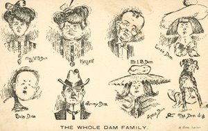 Hele Dam-familien (lito) av English School