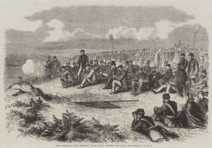 Wimbledon-prismøtet, Rifle Match between the Lords and Commons (gravering) av English School