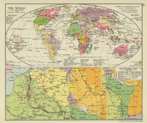 Die Welt beim Ausbruch des Großen Krieges 1914