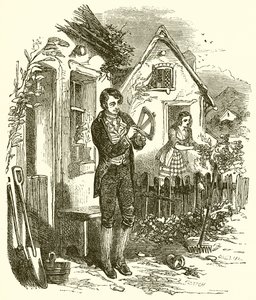 Den unge Robert Burns av English School