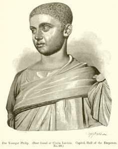 Den yngre Philip. (Byste funnet på Civita Lavinia. Capitol, Hall of the Emperors, nr. 69)