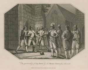 Pågripelsen av Guy Fawkes av Sir Thomas Knevet og hans ledsagere av English School