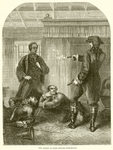 Arrestasjonen av Lord Edward Fitzgerald av English School