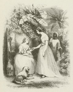 Ankomsten av Madame De La Tour (gravering) av English School