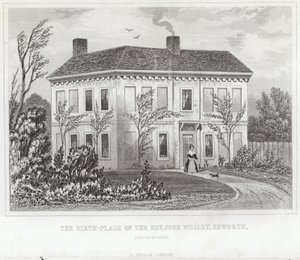 Fødestedet til pastor John Wesley av English School