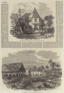 Det svarte opprøret på Jamaica (gravering) av English School