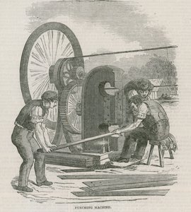 Bygningen i Hyde Park, London, for den store utstillingen i 1851 av English School