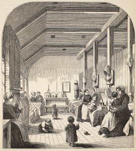 Den straffedømte barnehagen i Brixton, illustrasjon fra The Criminal Prisons of London og Scenes from Prison Life av Henry Mayhew og John Binny, pub. 1862 av English School
