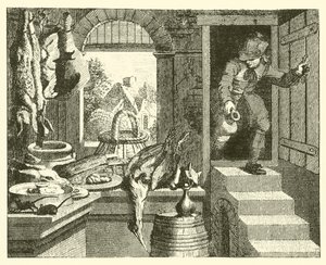 Landsbymusen og bymusen (gravering) av English School