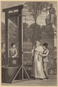 Charlotte Cordays død (gravering) av English School