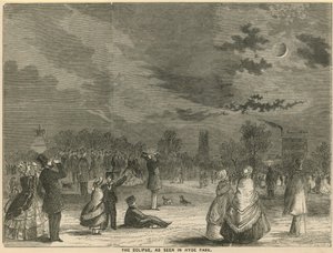 Formørkelsen, sett i Hyde Park, London av English School
