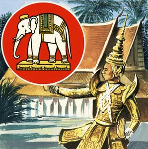 Elefanten, Thailands emblem av English School