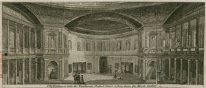 Inngangen til Pantheon, Oxford Street, London, hentet fra musikkgalleriet av English School