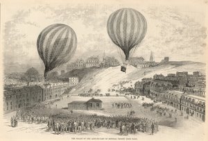 Flukten til aide-de-camp til general Trochu fra Paris