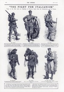 Kampen for italienskisme, første verdenskrig, 1915 av English School