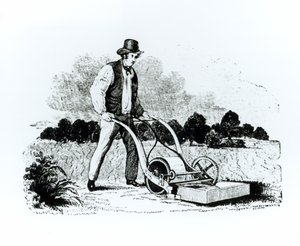 Den første gressklipperen av English School