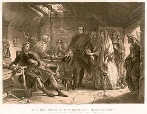 Prins Charles første møte med Flora Macdonald av English School