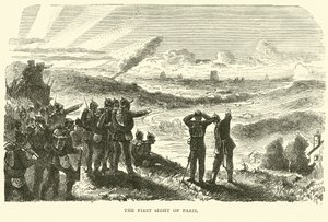 Det første synet av Paris, september 1870 av English School