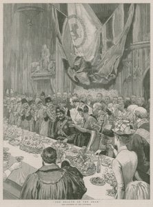 Shahens helse; Lunsj på Guildhall, London av English School