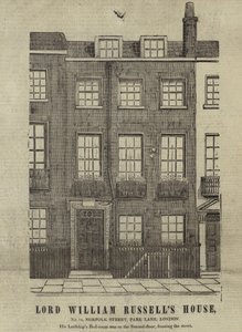 Hjemmet til Lord William Russell av English School