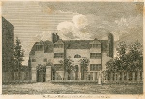 Huset på Parsons Green, nær Fulham, London, da Samuel Richardson skrev Clarissa av English School
