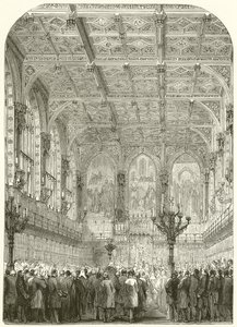 Interiøret i House of Lords