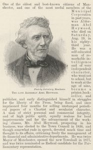 Der verstorbene Stadtrat Abel Heywood