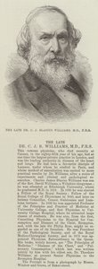 Avdøde Dr C J Blasius Williams, MD, FRS (gravering) av English School