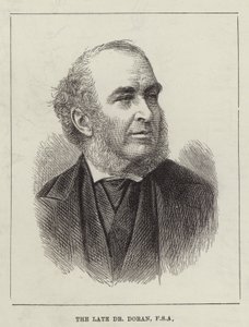 Avdøde Dr Doran, FSA (gravering) av English School