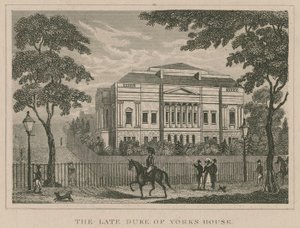Den avdøde hertugen av Yorks hus, Lancaster House, senere York House av English School