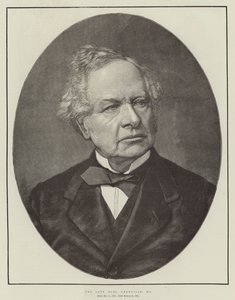 Avdøde Earl Granville, KG (gravering) av English School
