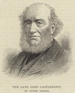 Avdøde Lord Castletown, av Upper Ossory (gravering) av English School