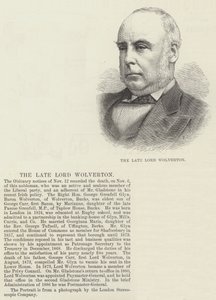 Den avdøde Lord Wolverton (gravering) av English School