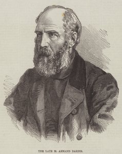 Avdøde M Armand Barbes (gravering) av English School