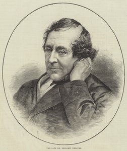 Avdøde herr Benjamin Webster (gravering) av English School