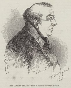 Avdøde Mr Disraeli (gravering) av English School
